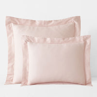 Classic Smooth Sateen Solid Sham - Blush, Standard,Blush