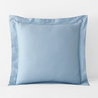 Classic Smooth Sateen Solid Sham - Light Blue, Euro,Light Blue