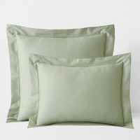 Classic Smooth Sateen Solid Sham - Light Sage, Standard,Light Sage