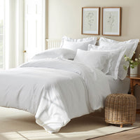 Classic Smooth Sateen Solid Sham - White, Standard,White