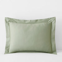 Classic Smooth Sateen Solid Sham - Light Sage, Standard,Light Sage