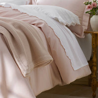 Classic Smooth Sateen Solid Bed Sheet Set - Blush, Twin XL,Blush