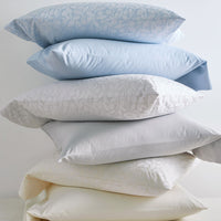 Jacquard Leaf Yarn-Dyed Premium Smooth Supima® Cotton Wrinkle-Free Sateen Flat Bed Sheet - Light Gray, Twin/Twin XL,Light Gray