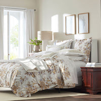 Primrose Bloom Premium Smooth Wrinkle-Free Sateen Sham - Beige Multi, King,Beige Multi
