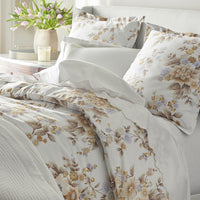Primrose Bloom Premium Smooth Wrinkle-Free Sateen Sham - Beige Multi, King,Beige Multi