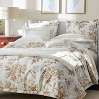 Primrose Bloom Premium Smooth Wrinkle-Free Sateen Sham - Beige Multi, King,Beige Multi
