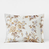 Primrose Bloom Premium Smooth Wrinkle-Free Sateen Sham - Beige Multi, King,Beige Multi