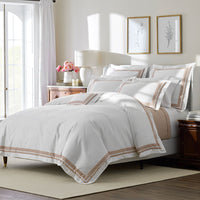 Double Border Premium Smooth Supima® Cotton Wrinkle-Free Sateen Decorative Lumbar Pillow Cover - Rose, 14 in. x 40 in.,Rose