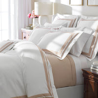 Double Border Premium Smooth Supima® Cotton Wrinkle-Free Sateen Decorative Lumbar Pillow Cover - Rose, 14 in. x 40 in.,Rose