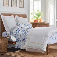 Summer Prints Classic Cool Cotton Percale Duvet Cover - Fish Swim, Full/Queen,Fish Swim