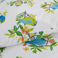 Summer Prints Classic Cool Cotton Percale Sham - Bird Days, Standard,Bird Days