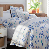 Summer Prints Classic Cool Cotton Percale Sham - Fish Swim, Standard,Fish Swim