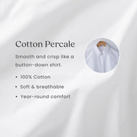 Summer Prints Classic Cool Cotton Percale Bed Sheet Set - Bird Days, Twin,Bird Days