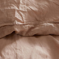 Premium Breathable Washed Linen Solid Sham - Light Clay, Standard,Light Clay