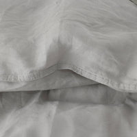 Premium Breathable Washed Linen Solid Sham - Light Gray, Standard,Light Gray
