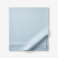 Luxe Smooth Egyptian Cotton Sateen Flat Bed Sheet - Sky Blue, Twin/Twin XL,Sky Blue