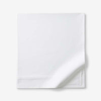Luxe Smooth Egyptian Cotton Sateen Flat Bed Sheet - White, Twin/Twin XL,White