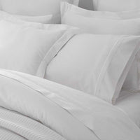 Luxe Smooth Egyptian Cotton Sateen Pillowcase Set - White, Standard,White