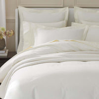 Luxe Smooth Egyptian Cotton Sateen Sham - Cream, Standard,Cream