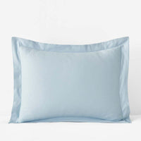 Luxe Smooth Egyptian Cotton Sateen Sham - Sky Blue, Standard,Sky Blue