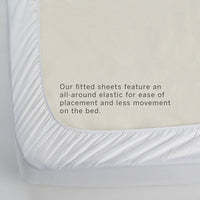 Luxe Smooth Egyptian Cotton Sateen Bed Sheet Set - Sky Blue, Twin,Sky Blue