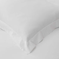Solid Garment Washed Cotton Percale Fitted Bed Sheet - White, Twin XL,White