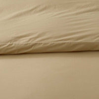 Solid Garment Washed Cotton Percale Duvet Cover - Wheat, Twin/Twin XL,Wheat