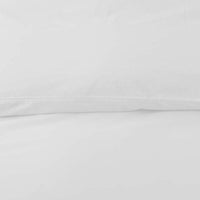Solid Garment Washed Cotton Percale Duvet Cover - White, Twin/Twin XL,White