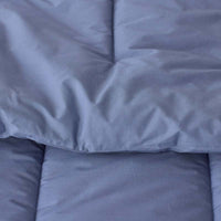 Solid Garment Washed Cotton Percale Comforter - Denim Blue, King/Cal. King,Denim Blue