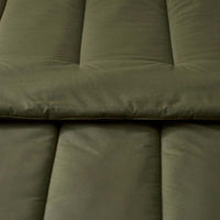 Solid Garment Washed Cotton Percale Comforter - Olive, Twin/Twin XL,Olive