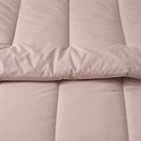 Solid Garment Washed Cotton Percale Comforter - Rose, King/Cal. King,Rose