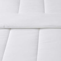 Solid Garment Washed Cotton Percale Comforter - White, Full/Queen,White