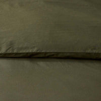 Solid Garment Washed Cotton Percale Sham - Olive, Standard,Olive