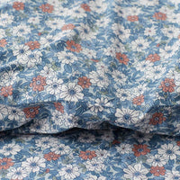 Julienne Classic Cool Cotton Percale Sham - Floral Blue, King,Floral Blue