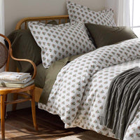 Suhana  Garment Washed Cotton Percale Sham - Caramel, Standard,Caramel