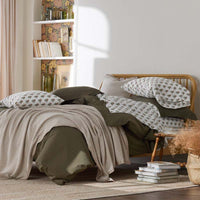 Suhana  Garment Washed Cotton Percale Sham - Caramel, Standard,Caramel