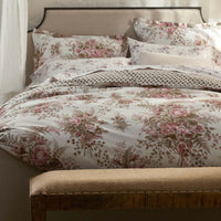 Antara Reversible Premium Smooth Sateen Duvet Cover - Blush, Full/Queen,Blush