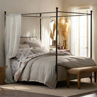 Antara Reversible Premium Smooth Sateen Duvet Cover - Blush, Full/Queen,Blush
