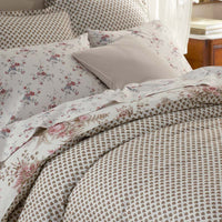 Antara Reversible Premium Smooth Sateen Sham - Blush, Standard,Blush