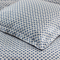 Antara Reversible Premium Smooth Sateen Sham - Navy, Standard,Navy