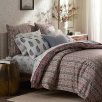 Aadrika Reversible Premium Smooth Sateen Duvet Cover - Burgundy, Full/Queen,Burgundy