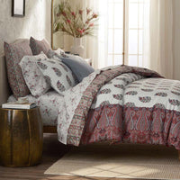 Rupa Premium Smooth Sateen Flat Bed Sheet - Cream Multi, Twin/Twin XL,Cream Multi