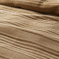 Line Stitch Quilted Sham - Gold, Standard,Gold