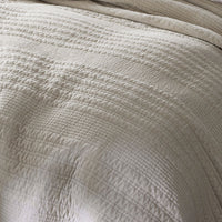 Line Stitch Quilted Sham - Light Sand, Standard,Light Sand