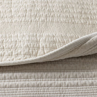 Line Stitch Quilted Sham - Light Sand, Standard,Light Sand