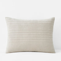 Line Stitch Quilted Sham - Light Sand, Standard,Light Sand