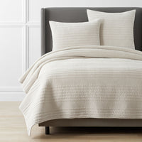 Line Stitch Quilt - Light Sand, Full/Queen,Light Sand