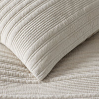 Line Stitch Quilt - Light Sand, Full/Queen,Light Sand