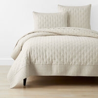 Pintuck Quilt - Oatmeal, Full/Queen,Oatmeal