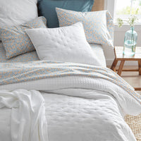 Pintuck Quilt - White, Twin,White